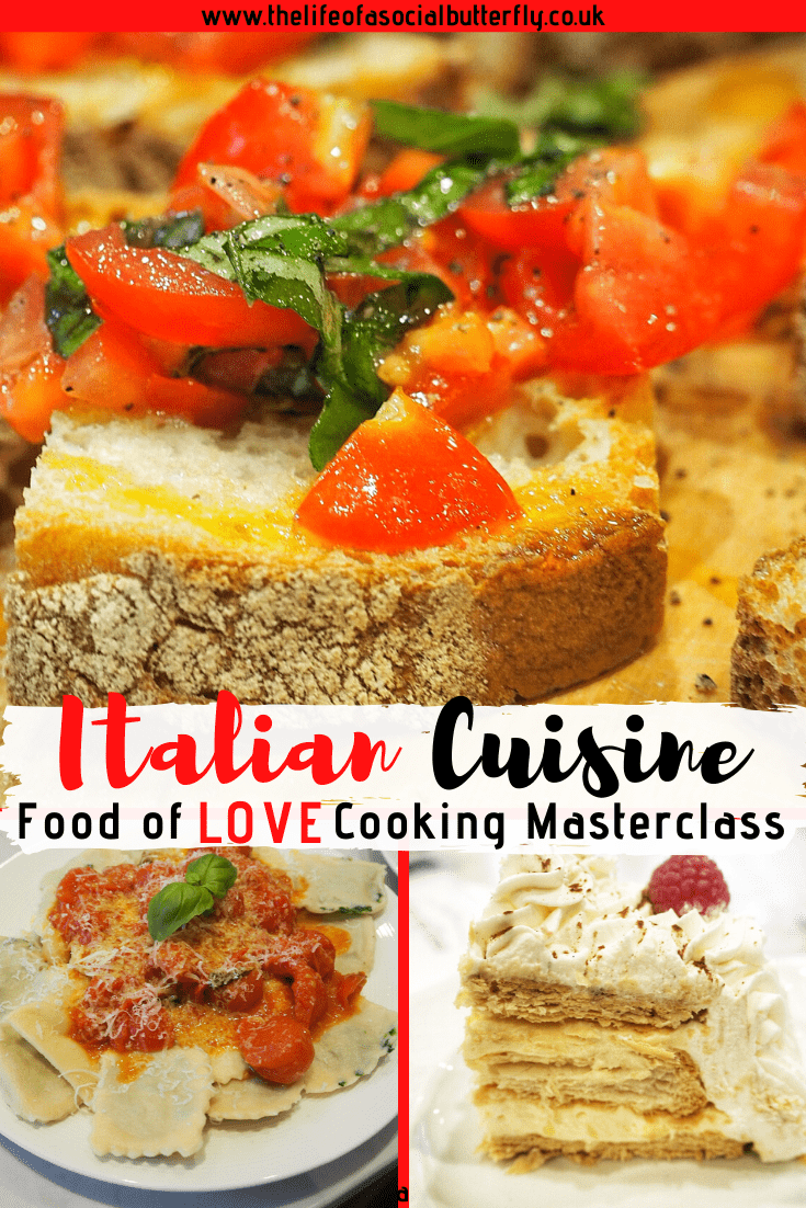 Italian Cuisine Food of Love Italian Cooking Class