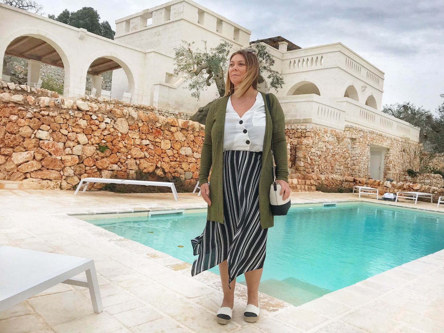 Me at Corte dei Massapi villa Puglia Southern Italy