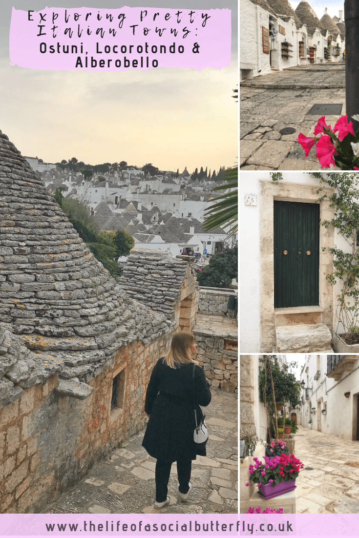 Exploring pretty Italian Towns Ostuni, Locorotondo and Alberobello