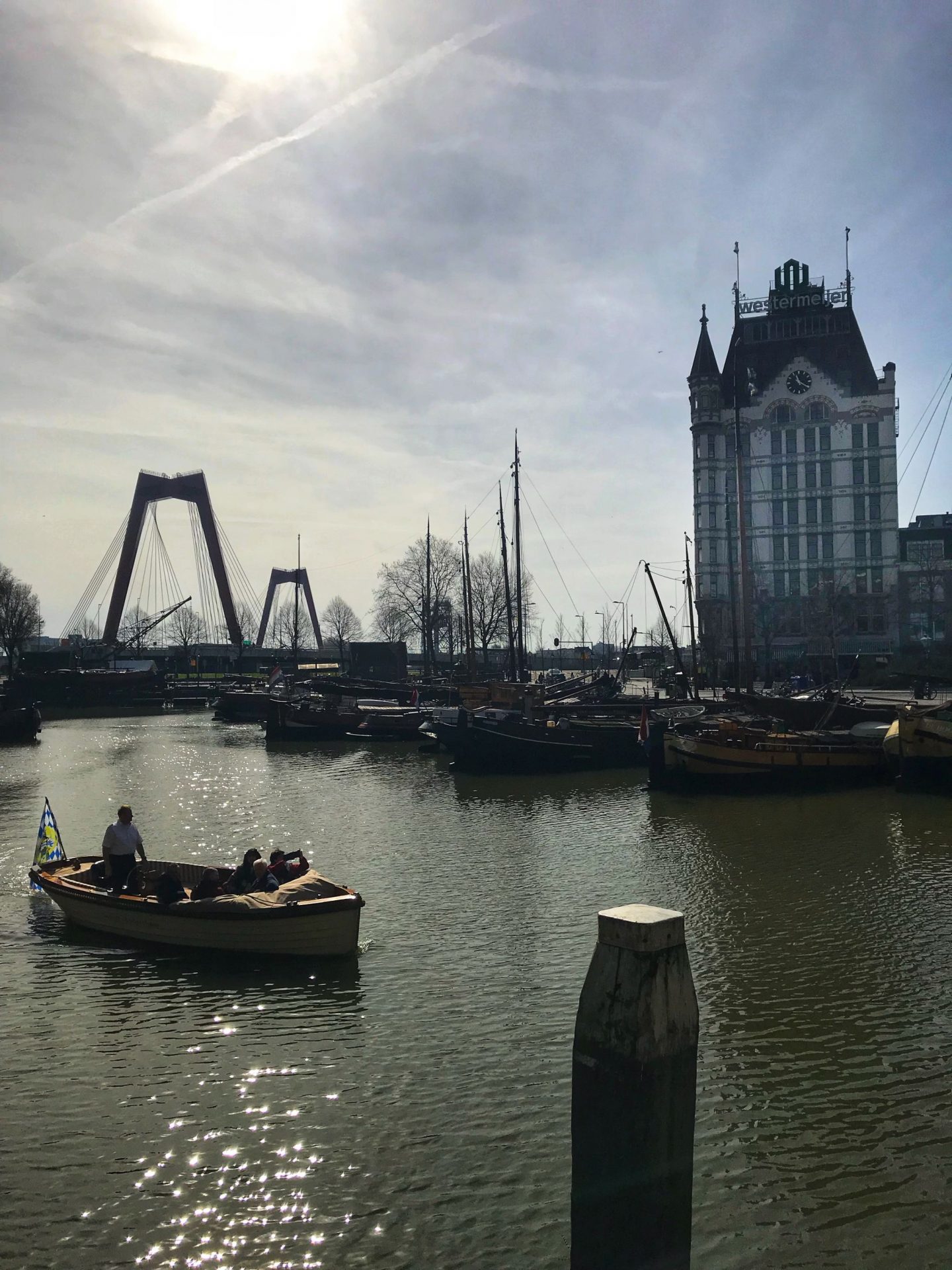 Traditional Oude Haven Oldest Harbour in Rotterdam City