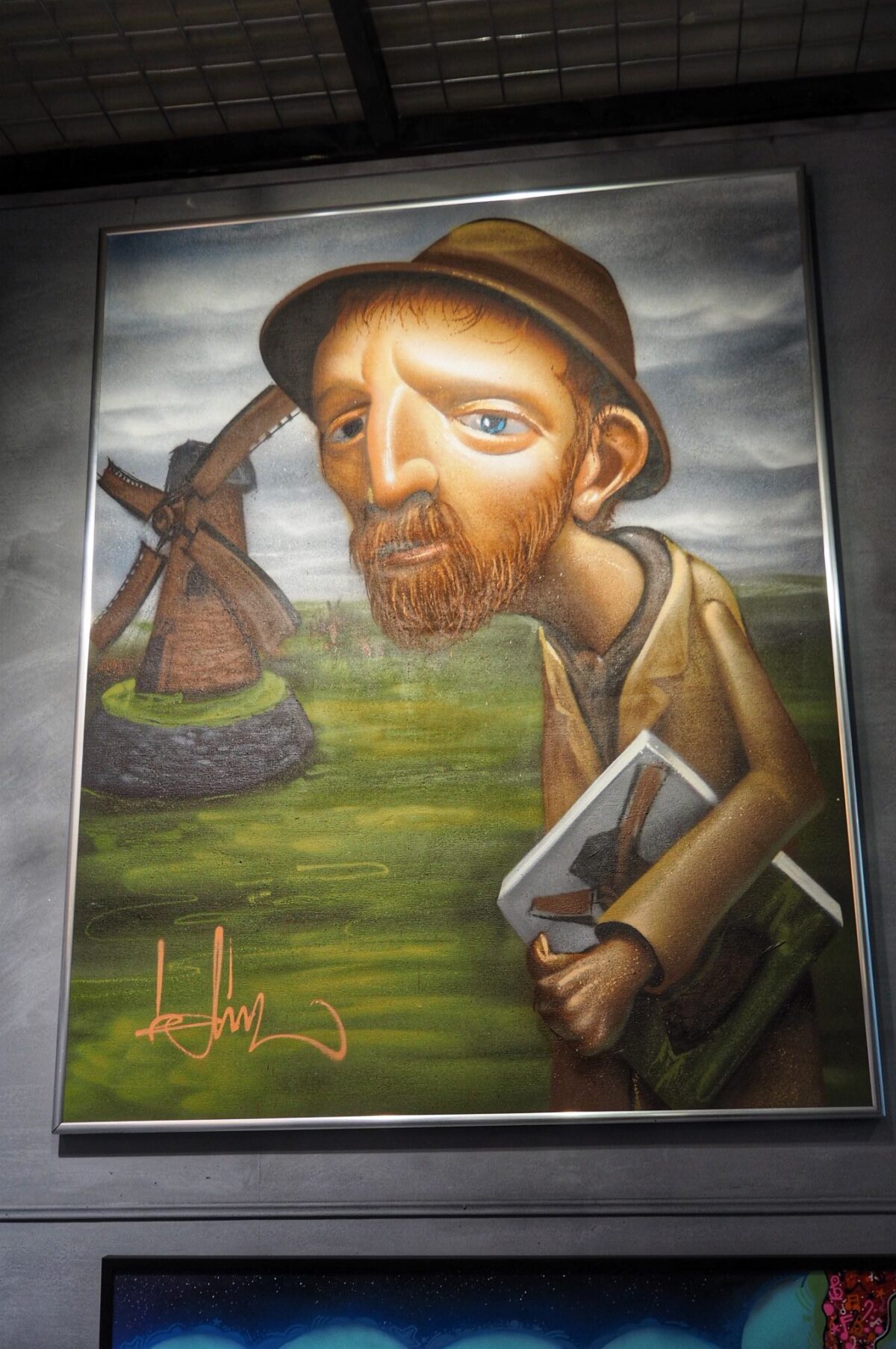 Van Gogh Art work Urban Shopper Strijp-S Eindhoven