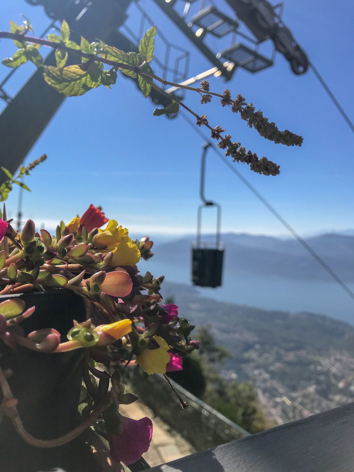 Braving the bucket lifts of Lake Maggiore