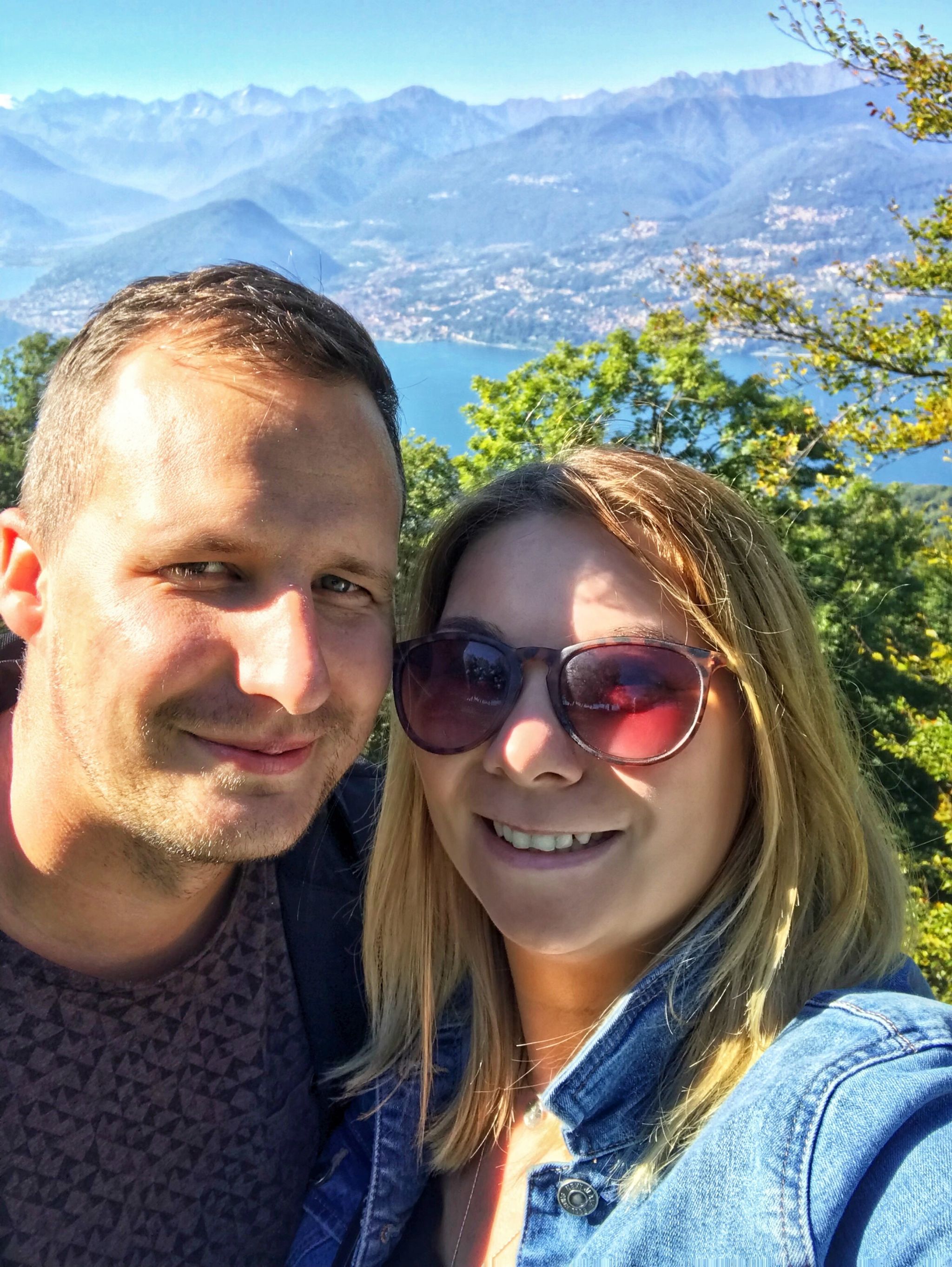 A feeling of accomplishment braving the bucket lifts of Lake Maggiore Italy