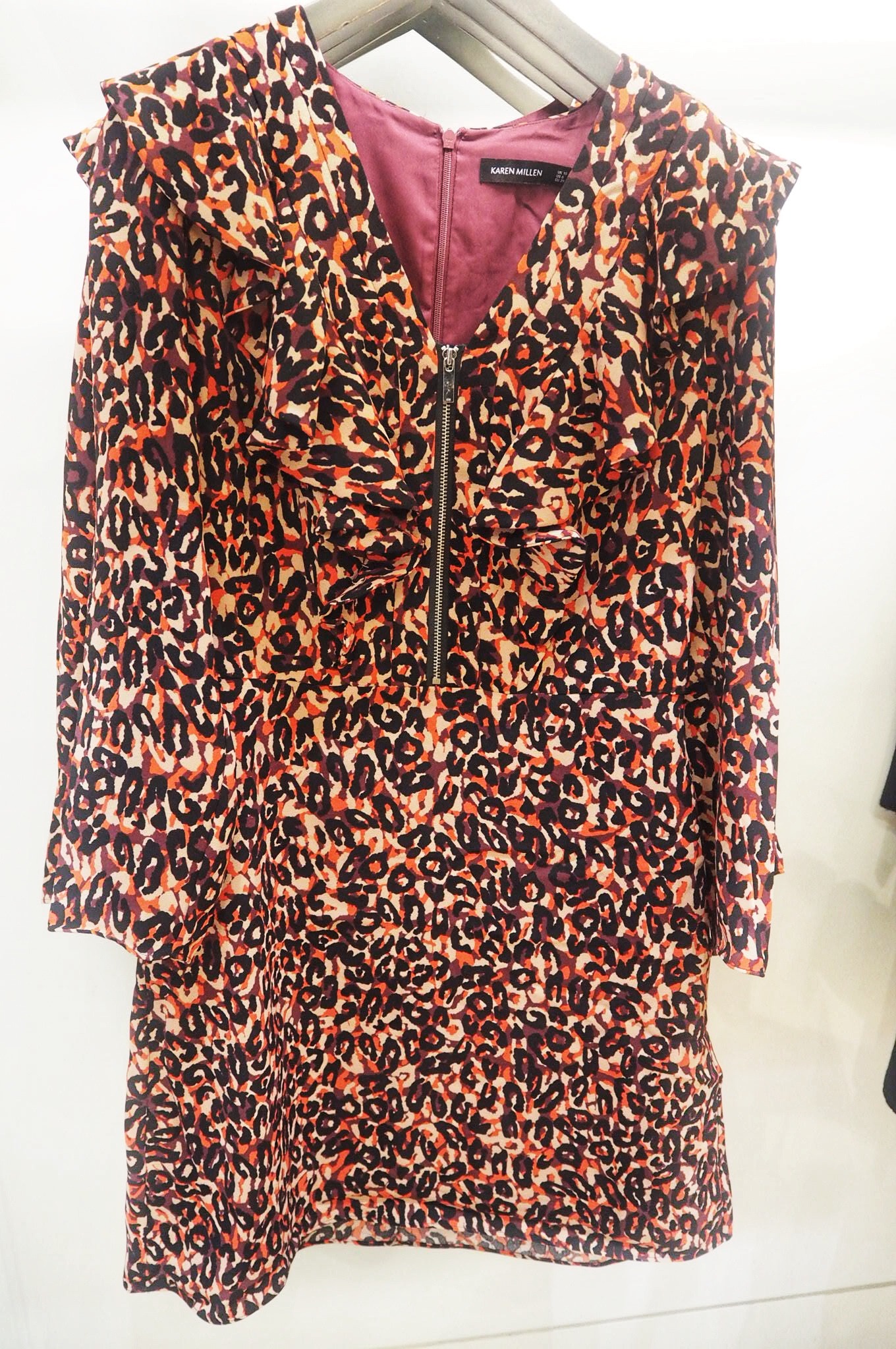 Karen Millen Leopard Print Mini Dress