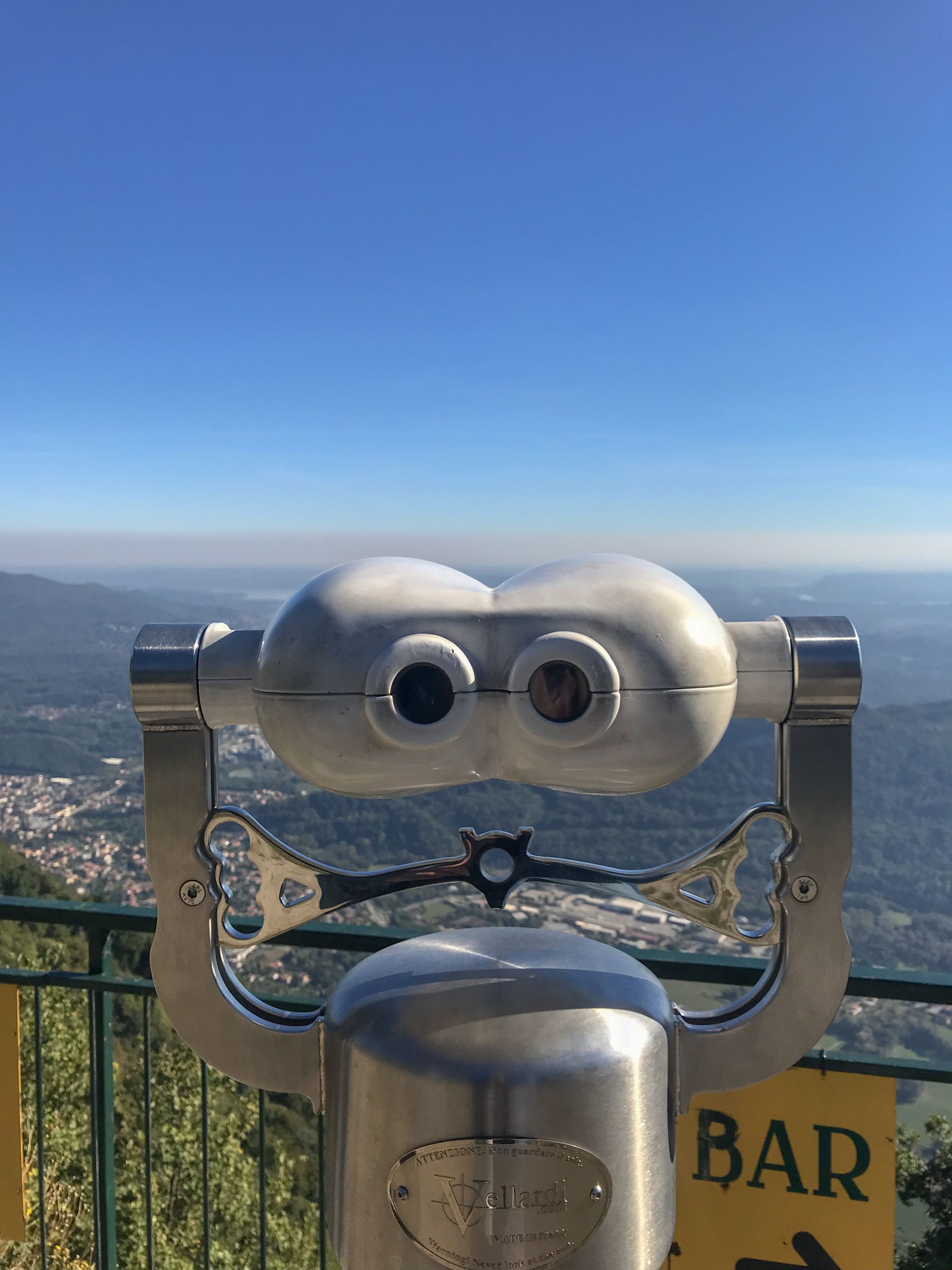 Views over Lake Maggiore atop Sasso del Ferro mountain