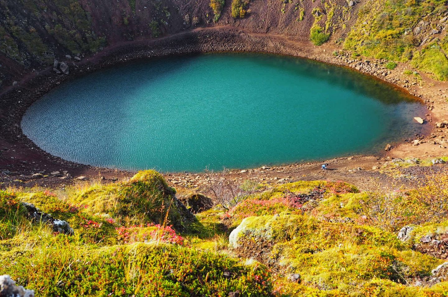 Kerid-Crater-Southern-Iceland in September