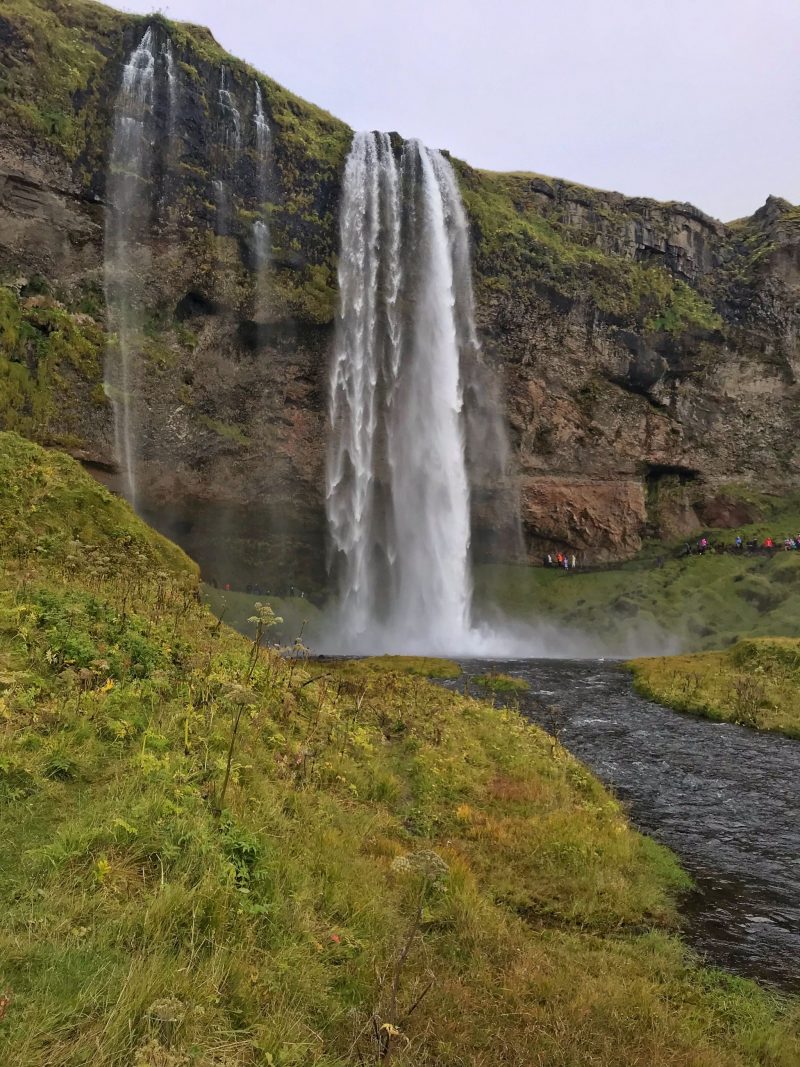 Seljalandsfoss Waterfall Autumn Colours
