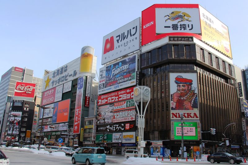 Sapporo City in Winter
