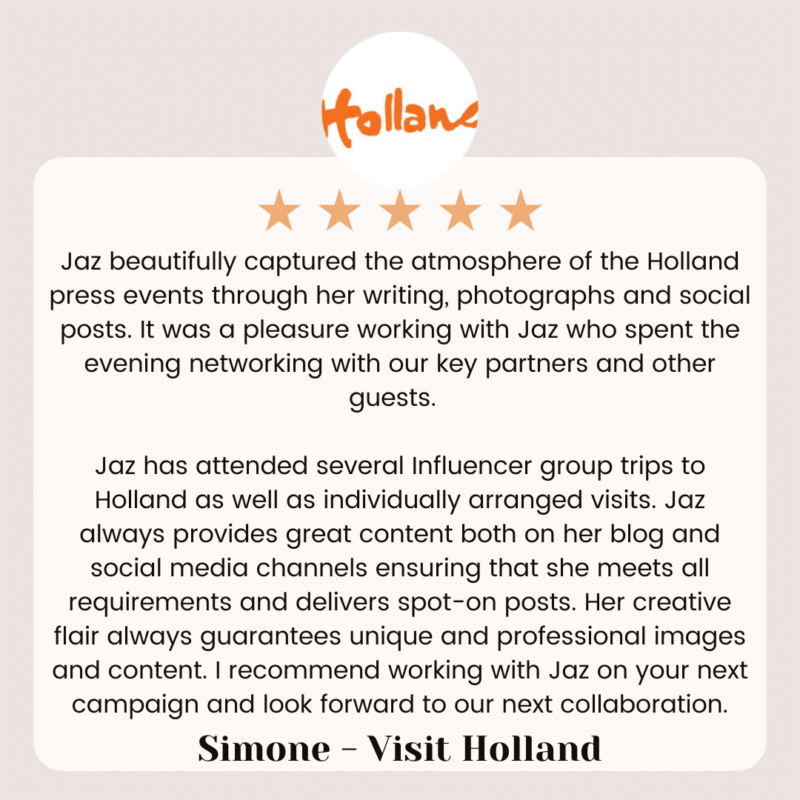 Testimonial Review Visit Holland