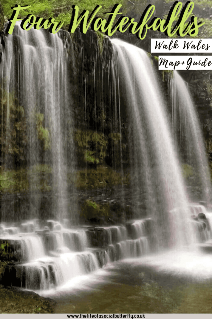 Brecon Beacons Four Waterfalls walk map + guide