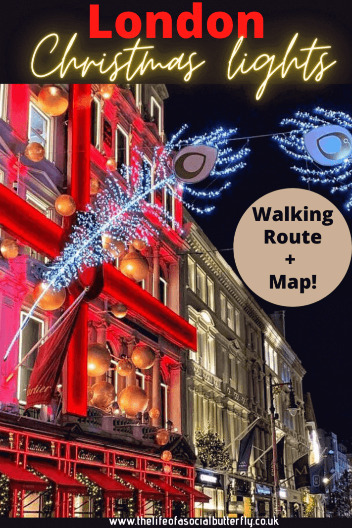 Where to find the best Christmas lights in London walking route + map