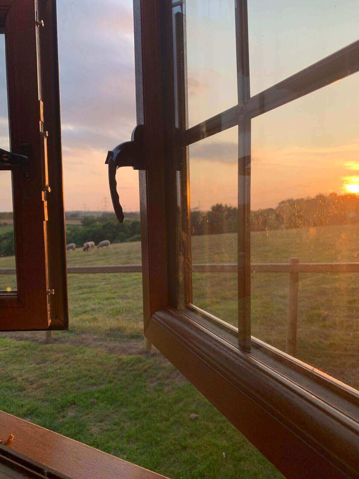 Luxury glamping in Pembrokeshire countryside views