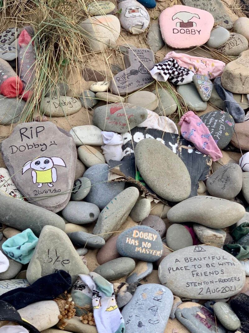 Dobby-Memorial-Freshwater-West-Beach-Pembrokeshire-Wales