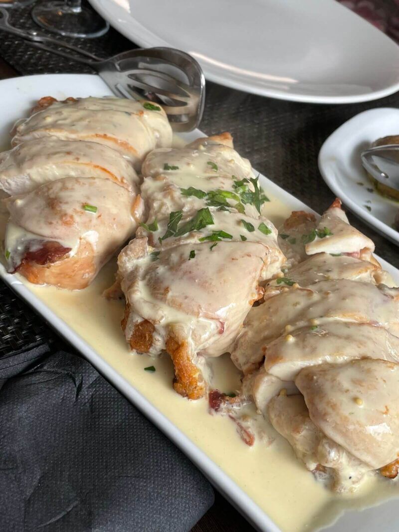 Sabores-do-Curral-chestnut-chicken-with-chorizo-and-a-creamy-dijon-mustard