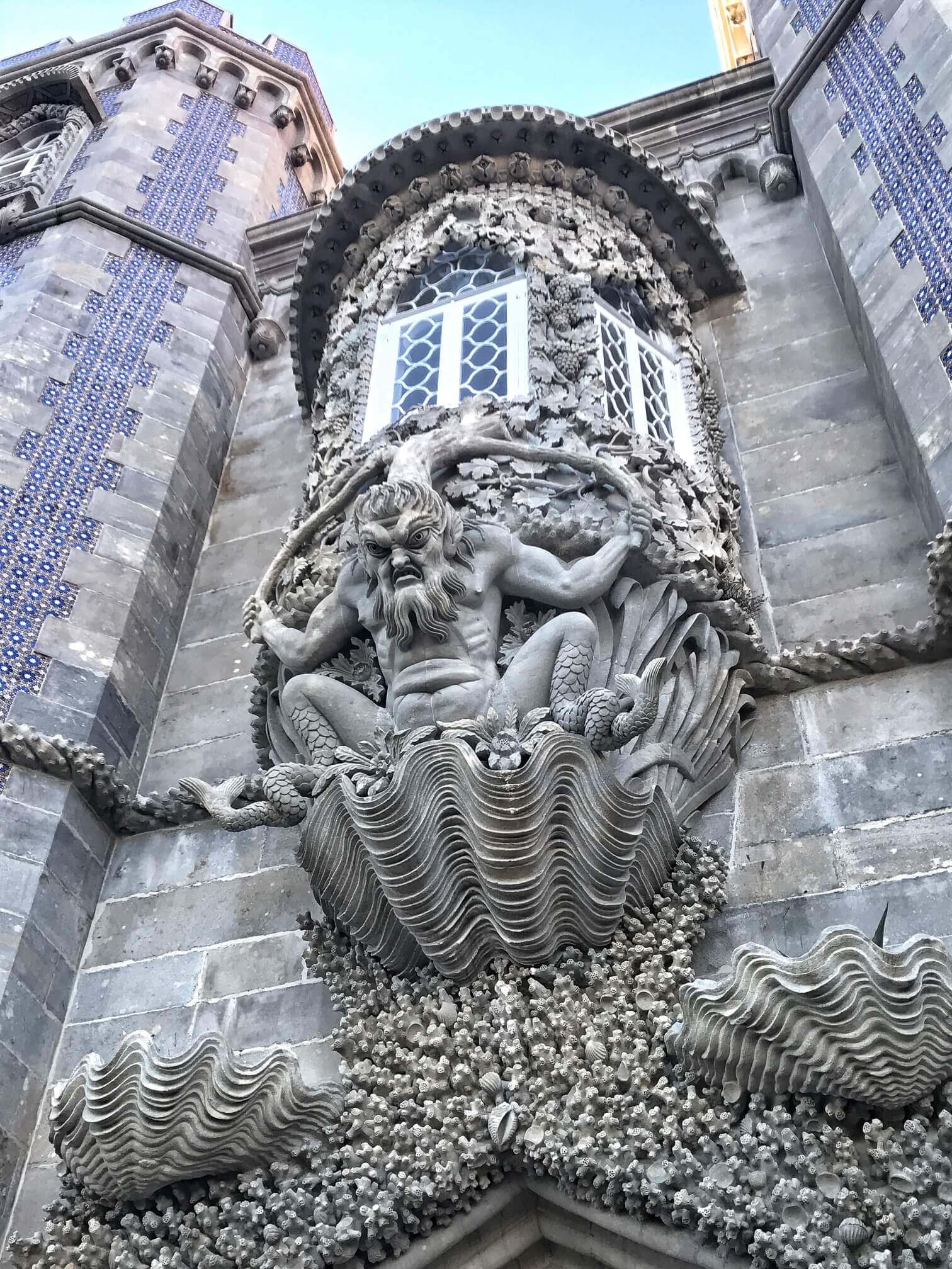 Merman-Gargoyle-Pena-Palace-Sintra-Lisbon