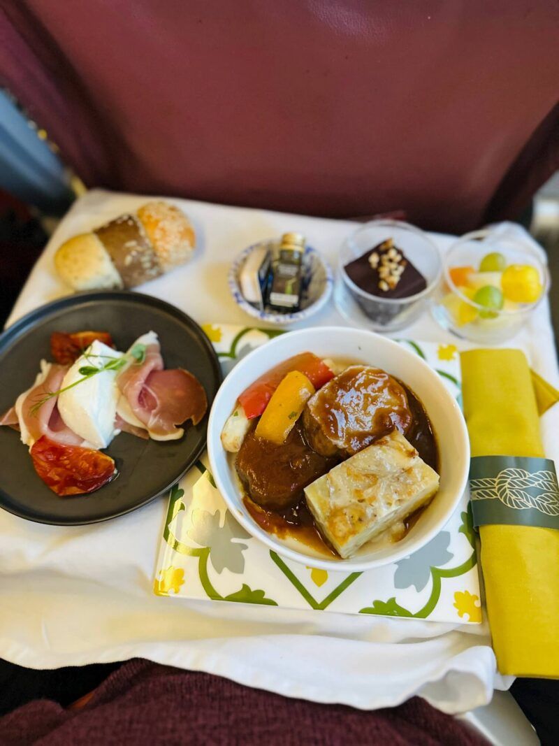 Air-Malta-Business-Class-food