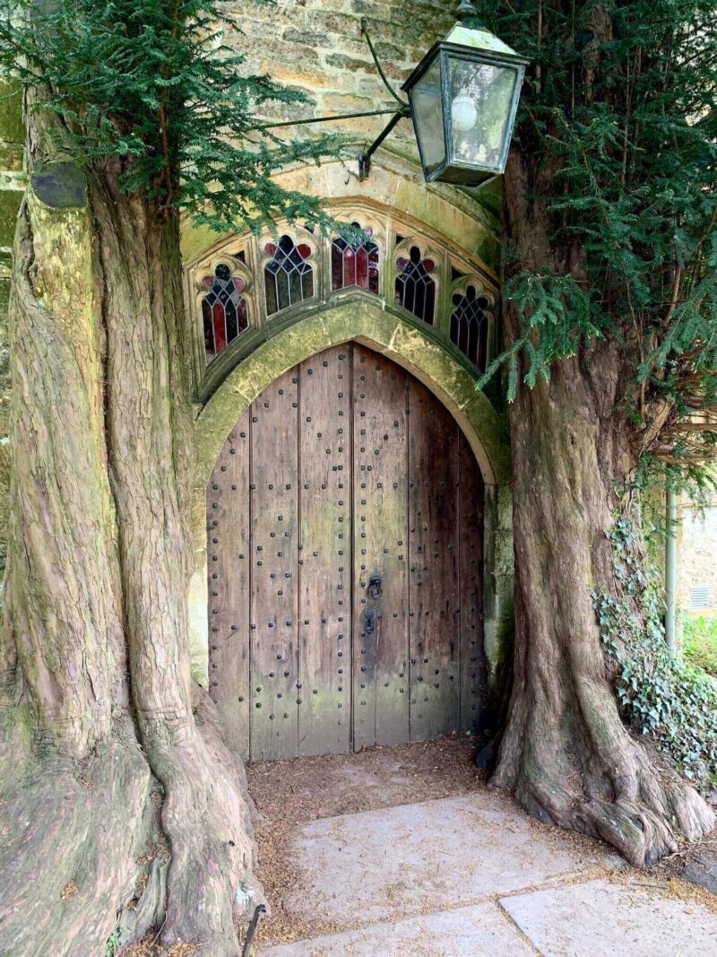Tolkien-door-St-Edwards-Church-Stow-on-the-Wold-Cotswolds