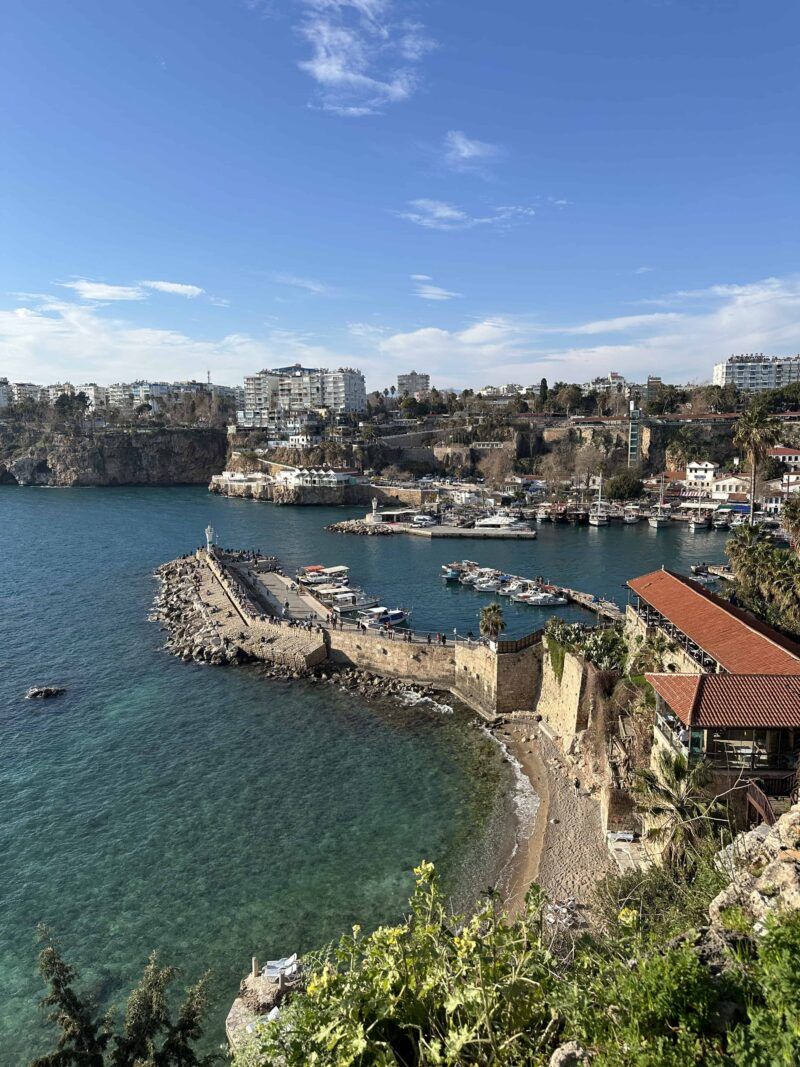 Kaleici-Park-Aerial-View-of-Mermerli-Beach-Antalya
