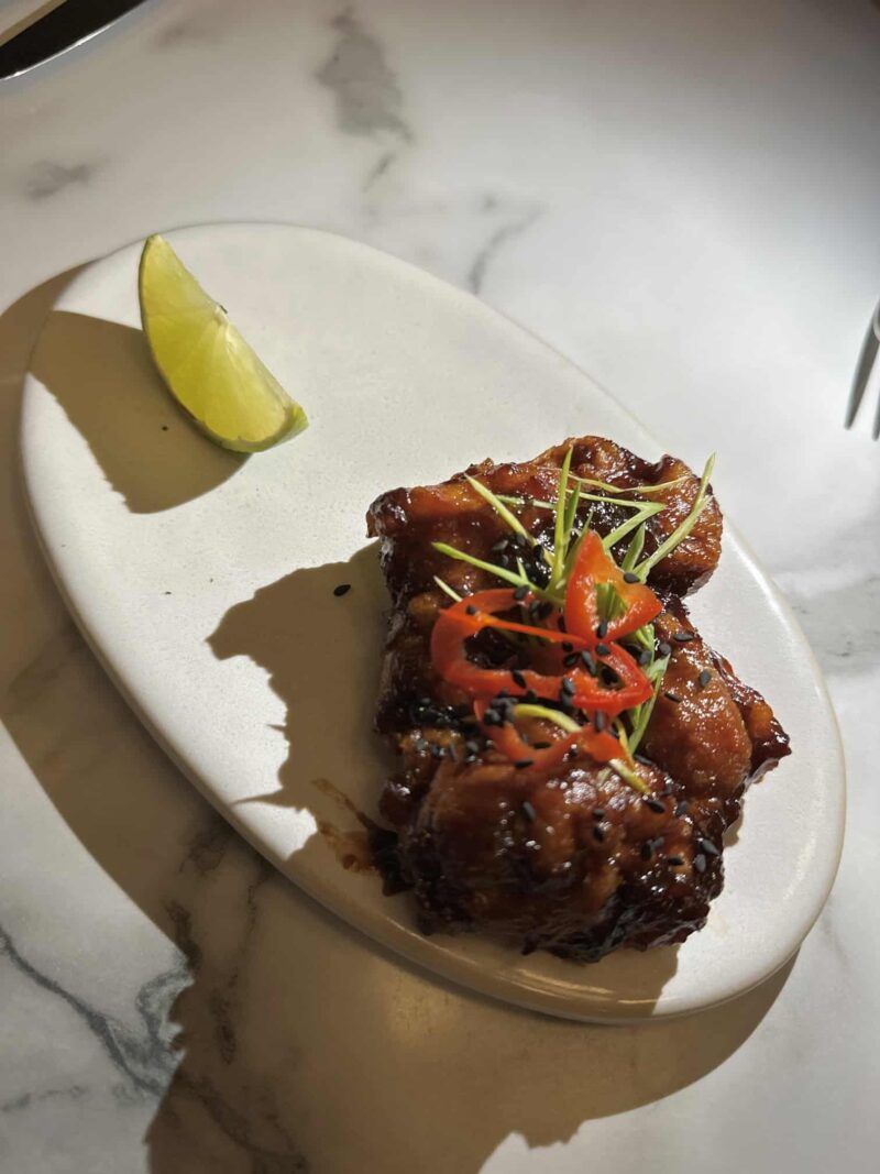 Fried chicken appetiser RenMor Restaurant The Headland