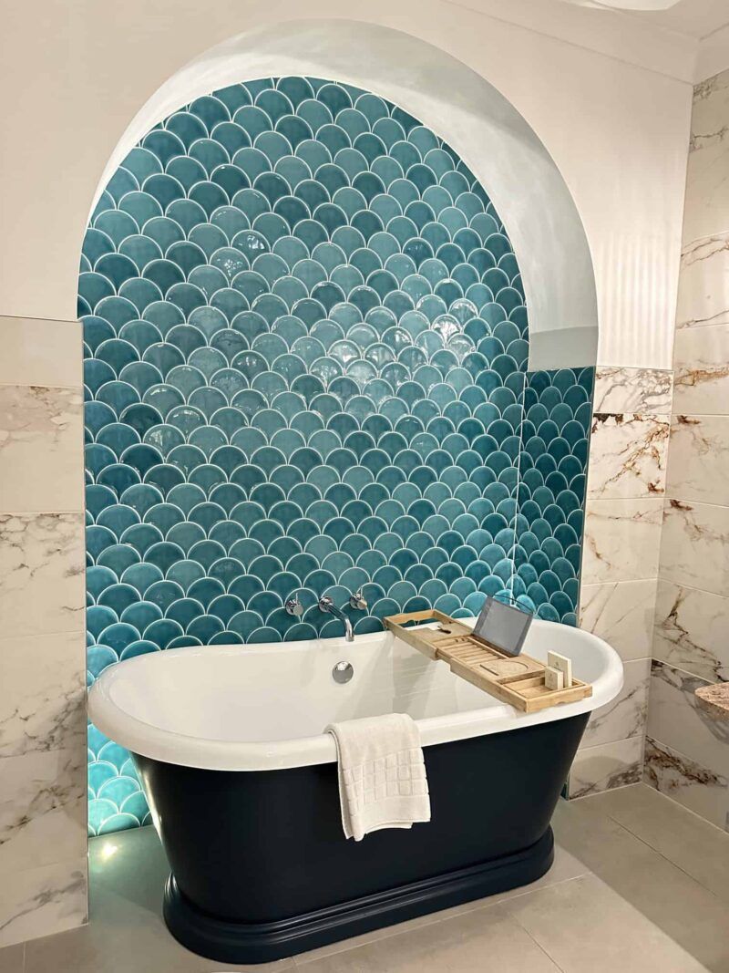 Rolltop Bath The Headland hotel Newquay Cornwall