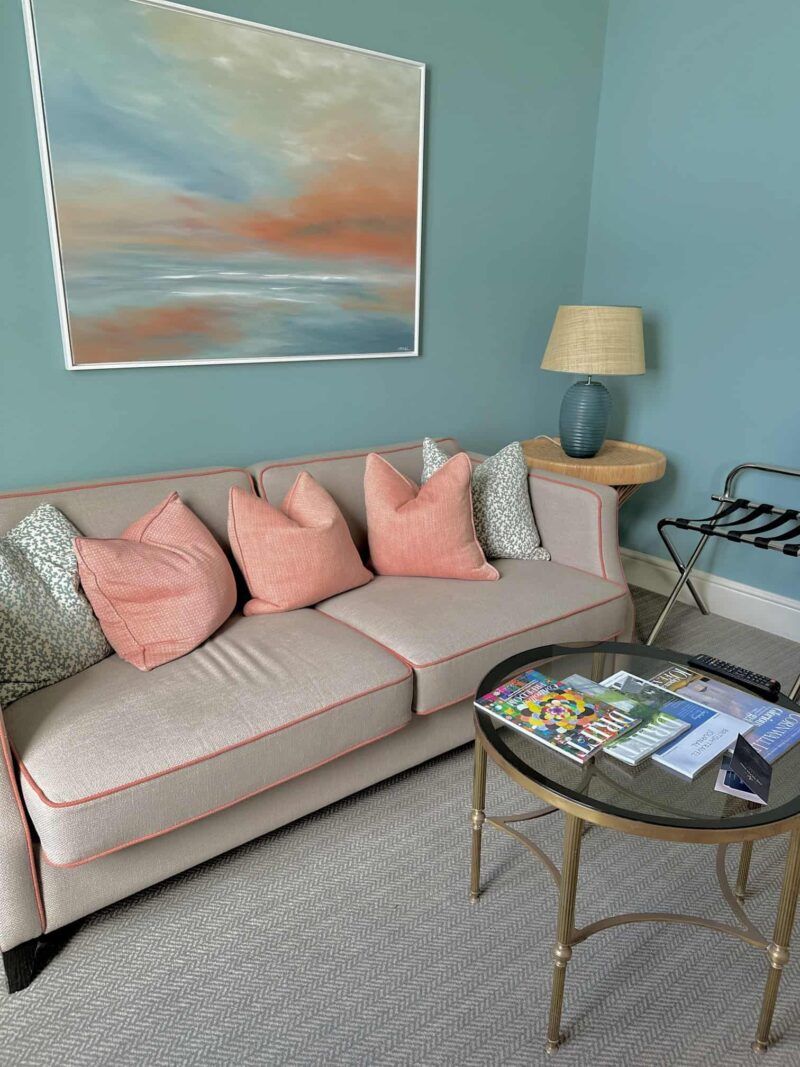 Seating area Suite Headland Hotel Newquay