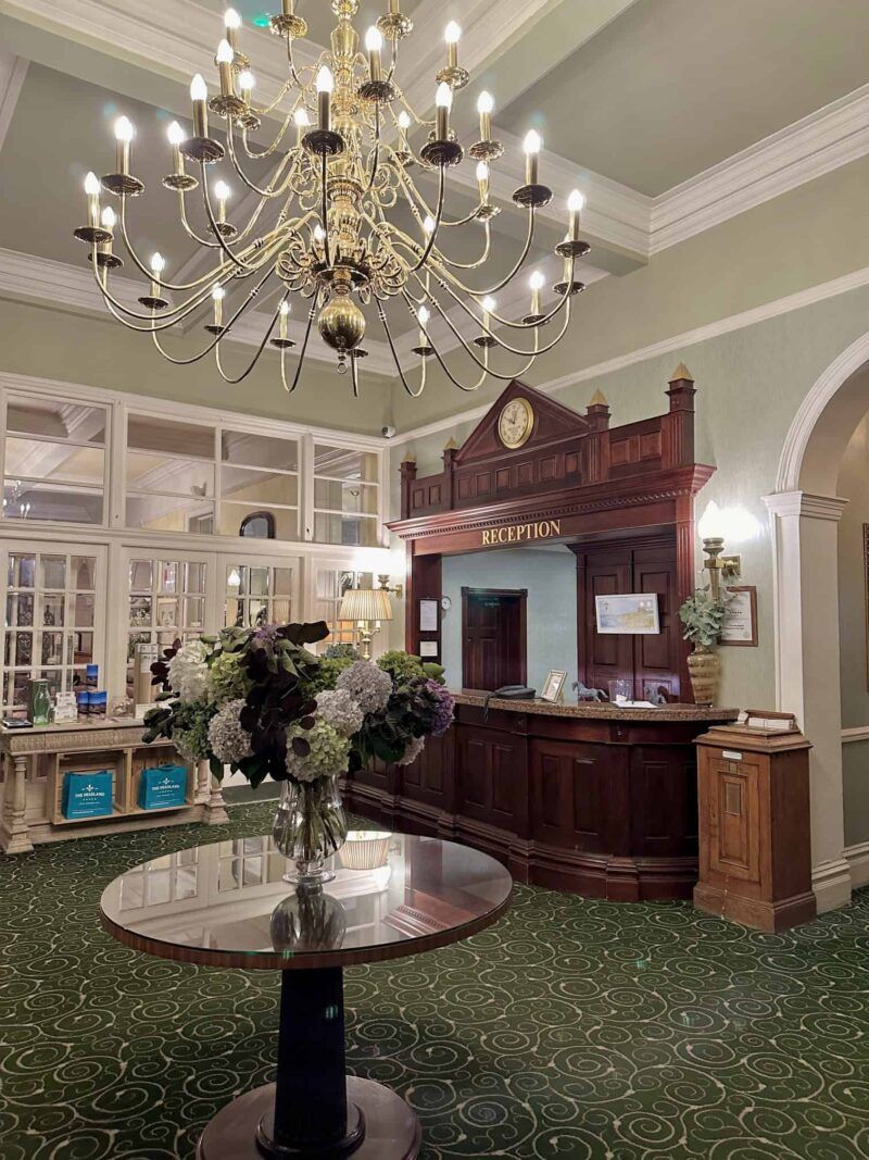 The Witches Hotel Headland Reception Area
